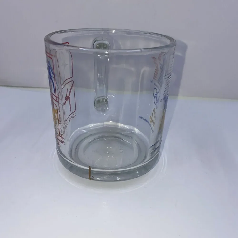 Vintage 1984 McDonalds Los Angeles Olympics Coffee Mug Glass Cup